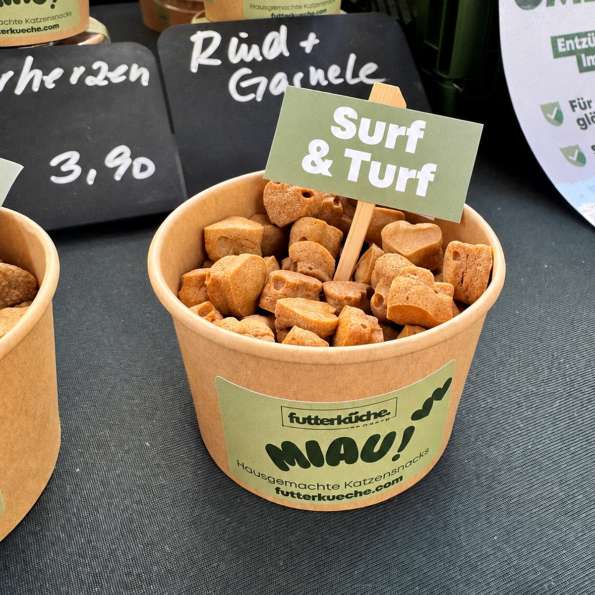 MIAU! Katzensnacks Rind & Garnele