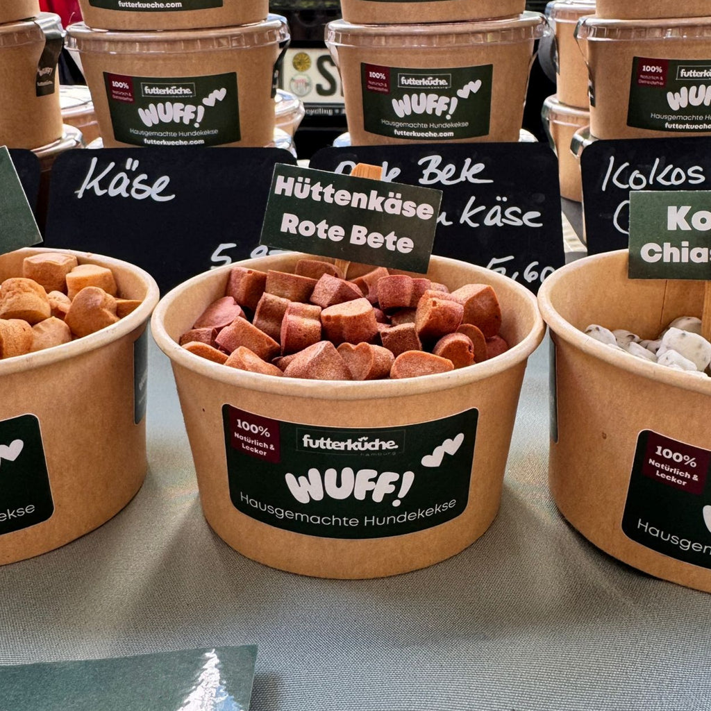 WUFF! Hundekekse Rote Bete Hüttenkäse