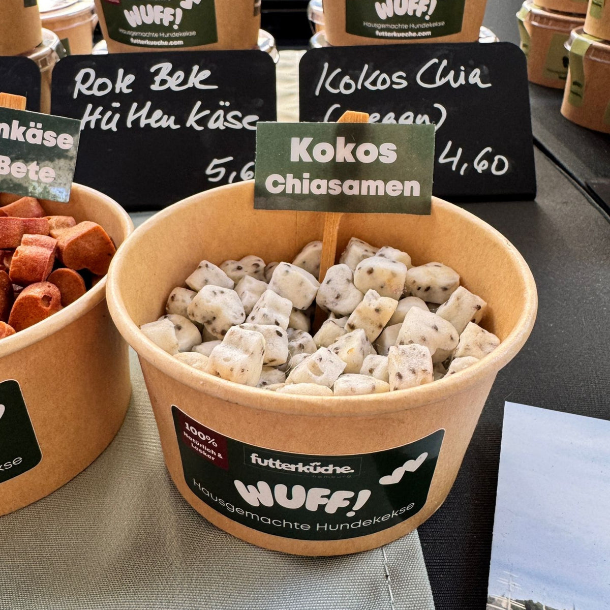 WUFF! Hundekekse Kokos Chiasamen