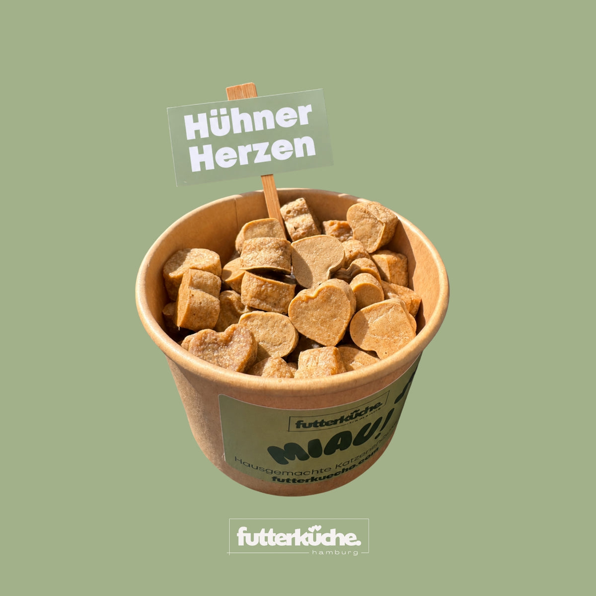 MIAU! Katzensnacks Hühnerherzen