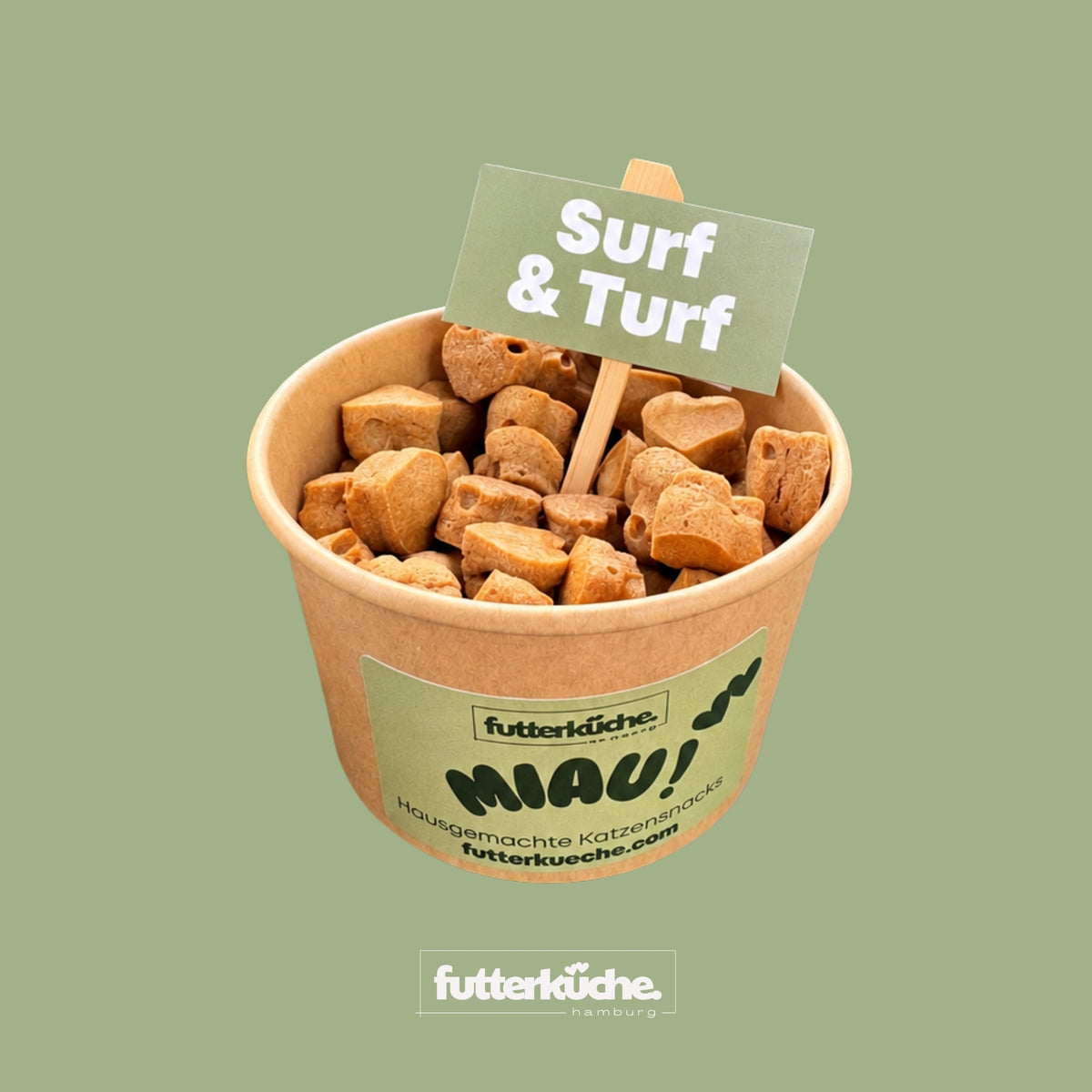 MIAU! Katzensnacks Rind & Garnele
