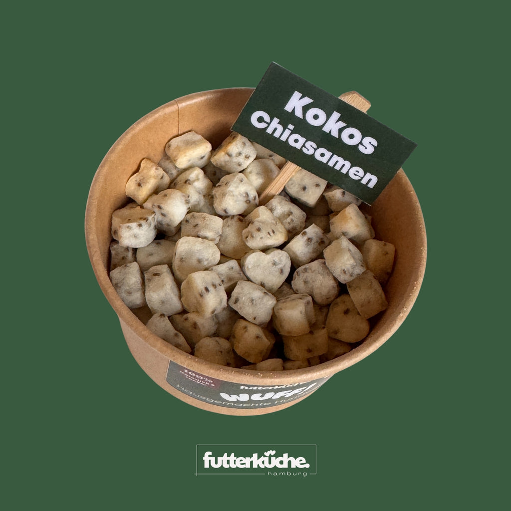 WUFF! Hundekekse Kokos Chiasamen